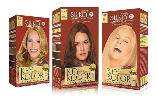 Kit Tintura Silkey Key Kolor Clasic - Todos Los Tonos