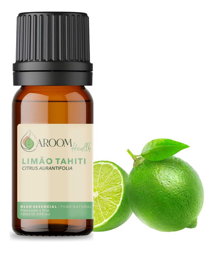 Óleo Essencial Limão Tahiti - Puro 10 Ml - Aroom
