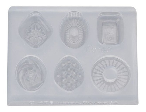 Molde Silicon Caramelos Aretes Cuentas Miniaturas Fondant 