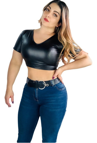 Croptop Cuello V