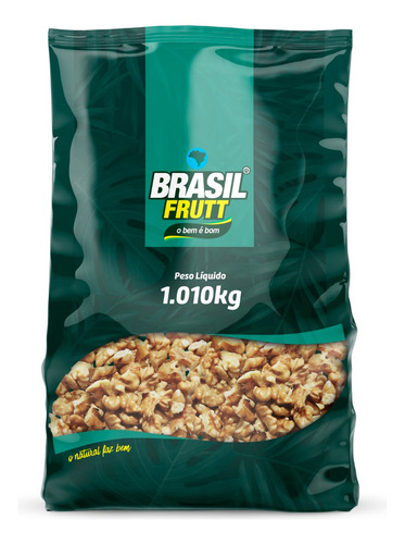 Snack Nozes Quartilhos Pacote 1.010kg Brasil Frutt