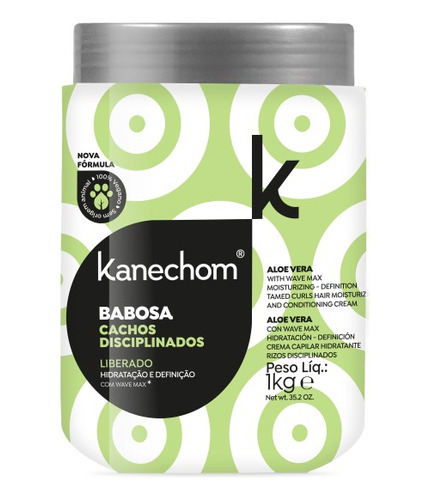 Kanechom Baño Capilar Aloe Vera Babosa 1k Vegano Hidratacion