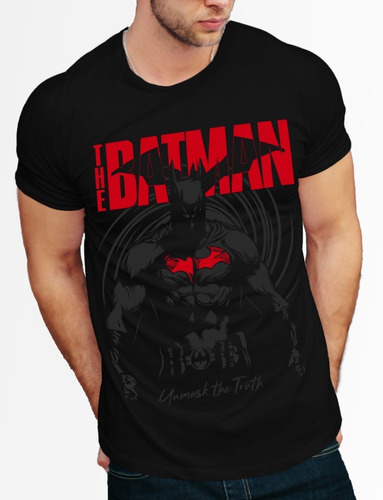 Playera The Batman Unmask The Truth Cuello Redondo Hombre