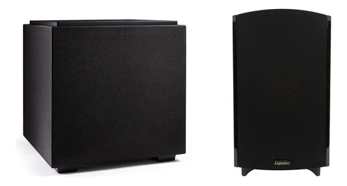 Subwoofer Negro Medianoche Promonitor Altavoz Via Para Cine