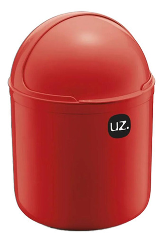 Lixeira P/pia 4lt Vermelho Uz350-vm