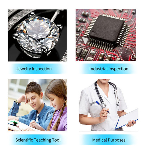 Lupa De Microscopio Con Zoom Digital Usb Con Función Otg