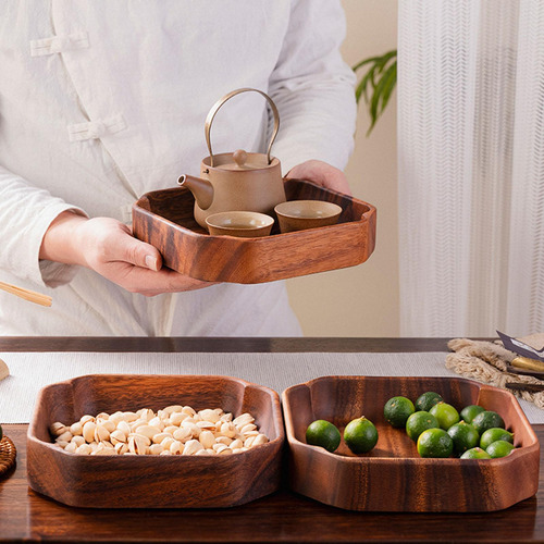 Bandeja Para Servir De Madera De , Bandeja Para Aperitivos,