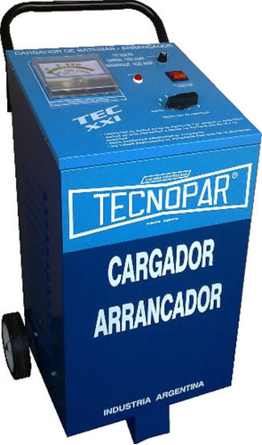 Cargador De Bateria 100a Carga 500a Arranque 12/24v Tecnopar