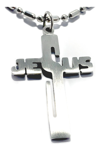 Cruz Jesús Acero Inoxidable Mod. 502