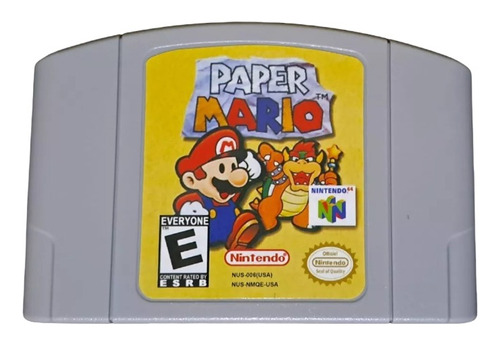 Paper Mario Nintendo 64 Nuevo Guarda Partidas.