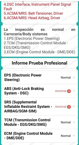 Imagen 6 de 10 de Servicio De Escanner Automotriz Motor, Abs, Caja, Airbag.srs
