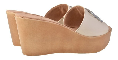 Imagen 3 de 7 de Zuecos Mules Chanclas De Mujer De Cuero Nin - Ferraro