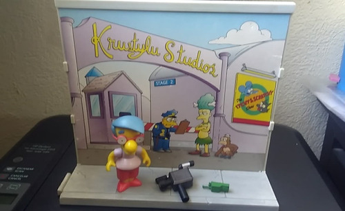 2003 Playmates Simpsons Krustylu Studios Diorama Milhouse