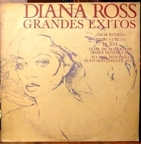 Diana Ross - Grandes Exitos - Lp Año 1982 - Soul Funk