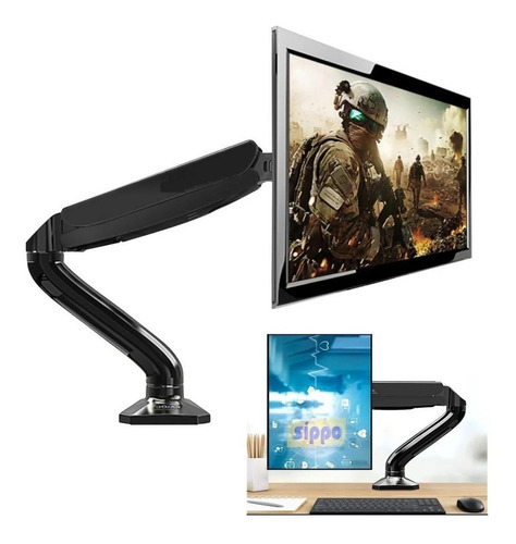 Soporte Monitor Neumático Escritorio Base Xl 17 32 Pulgadas