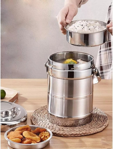 . Termo Inoxidable King Tarro De Comida Aislado Al Vacío,