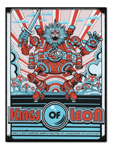 #769 - Cuadro Vintage / King Of Lions Rock  Poster No Chapa