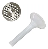 Comprar Disco Picadora Carne N22 + Embudo Plástico Chorizo Embutidos
