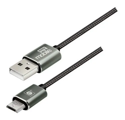 Cable micro USB corto para Android Premium Easy Mobile de 20 cm