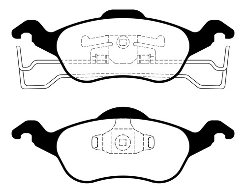 Pastilla Freno Litton Del Ford Focus 1999 2010 Zetec Duratec
