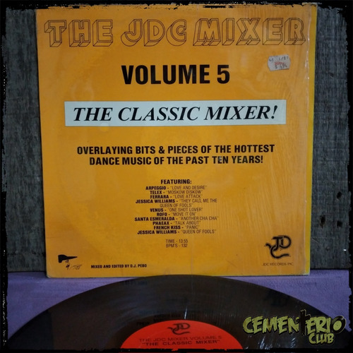 The Jdc Mixer Vol 5 - Dj Pebo - Usa Vinilo