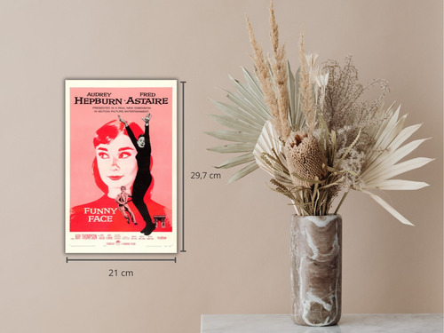 Poster De Cine Funny Face 29.7x21 Cm - Audrey Hepburn