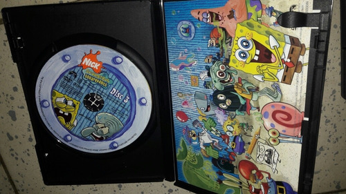Bob Esponja Temporada 2 En Dvd En Español Latino 3 Discos (Usado)
