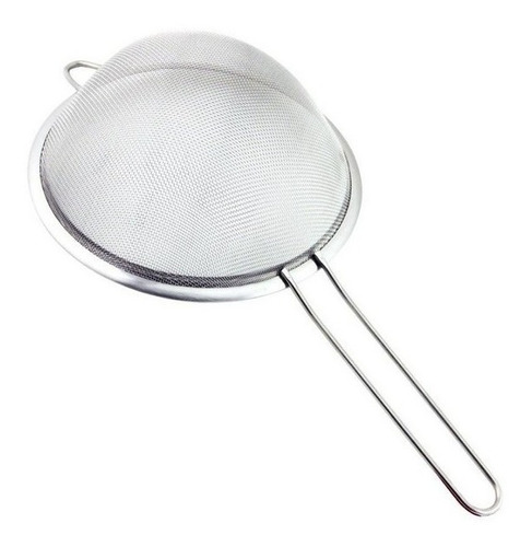 Peneira De Cozinha Coar Inox 20cm Polvilhar Escorrer Legumes