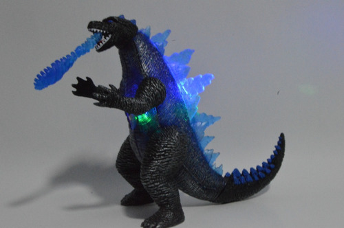Figura Juguete Monstruo Godzilla Rosa Con Luz