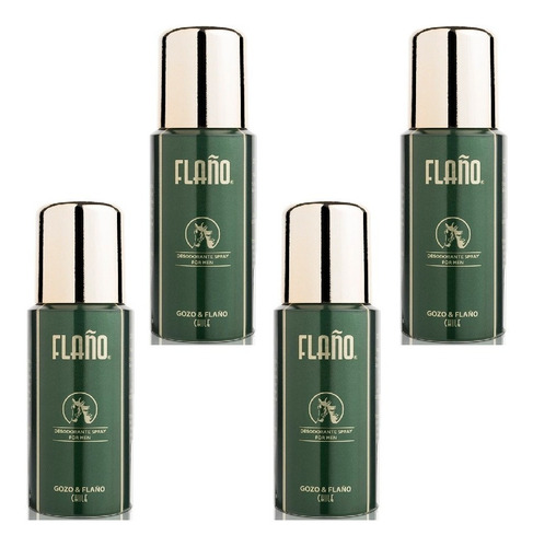 Pack 4x Desodorantes Spray Flaño 140ml