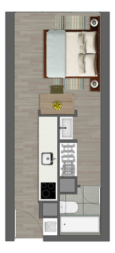 Juan Mitjans 105 - Departamento Studio, Macul