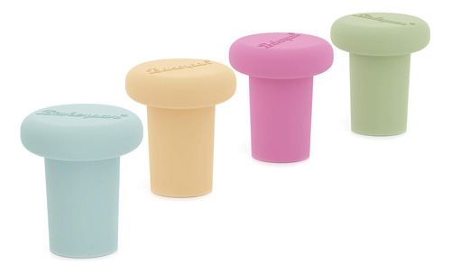 Bakerpan Tapones De Silicona Para Botellas De Vino,...