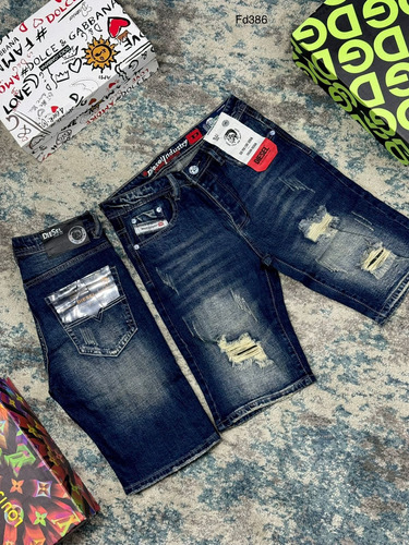 Bermuda Mochos Jeans Diesel Hombre 