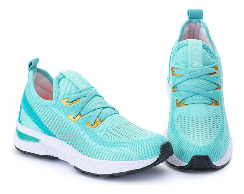 Tênis Feminino Branco Para Caminhada Academia Vili