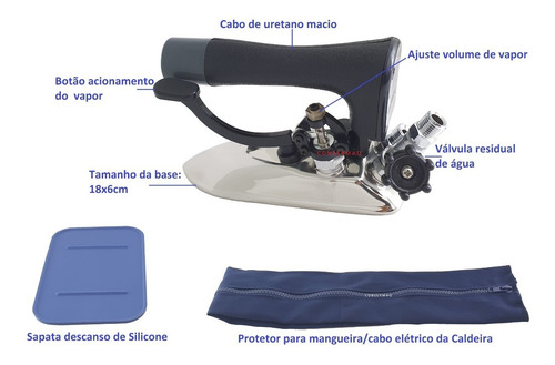 Ferro Industrial Abrir Costura Passar P/ Caldeira A Vapor