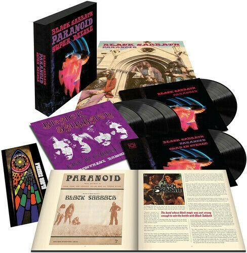 Black Sabbath Paranoid Deluxe Boxset  5 Discos+book+poster