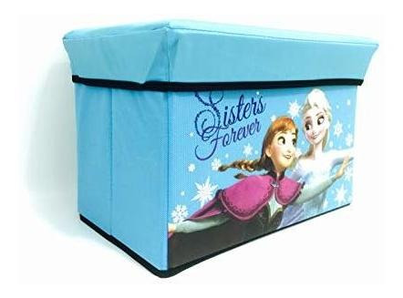Disney Princess Elsa Anna & Olaf Caja De Almacenamiento Pleg
