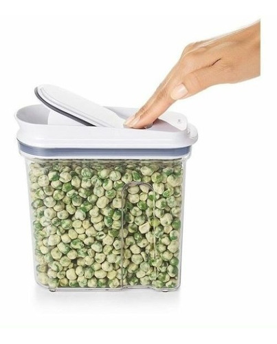 Imagen 2 de 3 de Contenedor Pop Cerealero Con Tapa Hermética 1,2 Litros