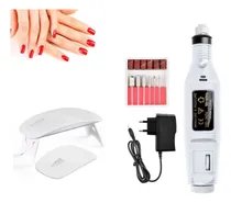 Comprar Pulidor De Uñas Electrico + Lampara Secadora De Uñas Uv