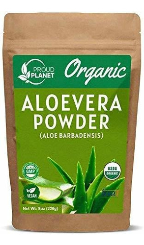 Después De Asolearse - Polvo De Aloe Vera Orgánico Para 