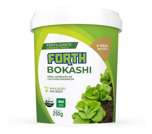 Fertilizante Bokashi Forth 250 Gramas