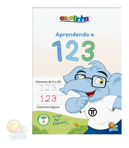 Livro Didático Aprendendo O 123 - Recomendado Por Pais E Professores Todolivro