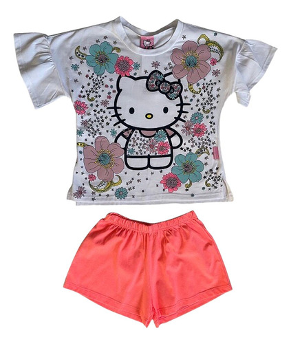 Pijama Niña Algodón Estampado Hello Kitty S112481-01
