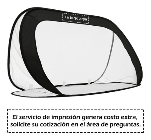 Imagen 2 de 10 de Portería Plegable De Poliéster Con Broches