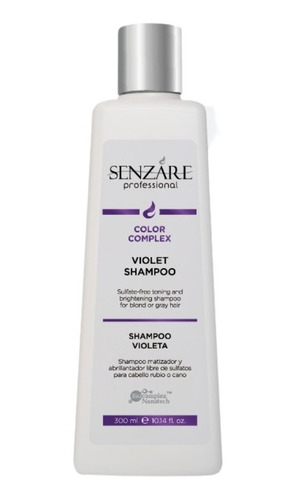 Senzare, Shampoo Violeta Para Cabello Rubio O Cano