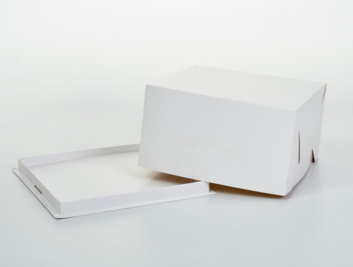 Caja Base + Tapa (x50u) 23x23x13cm Tortas Tartas Postres 026