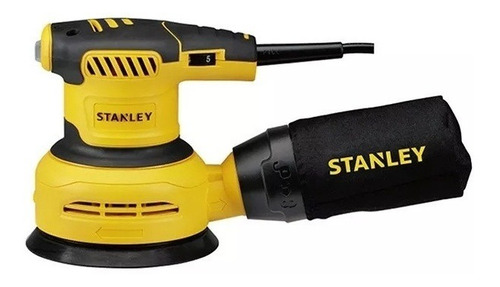 Lijadora profesional roto orbital Stanley SS30-B3 con sistema velcro amarilla 50Hz 300W 220V