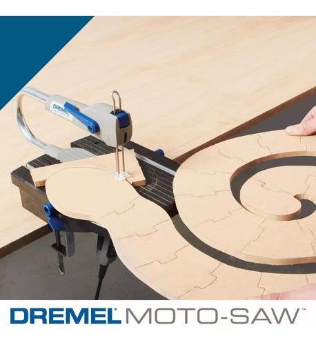 Imagen 6 de 7 de Sierra Caladora Dremel Moto Saw Ms20 De Banco Y Manual