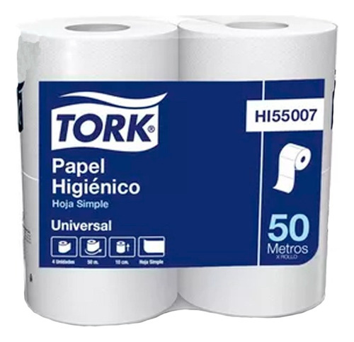 Tork Papel Higienico Blanco 50 Mts X 40und