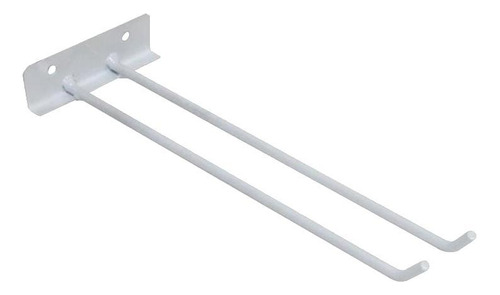 Suporte Para Vassouras De Parede Aço Carbono Branco 30cm